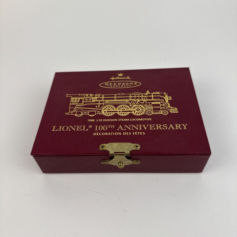 Hallmark Lionel 100th Anniversary 700E J-Hudson Steam Locomotive Ornament